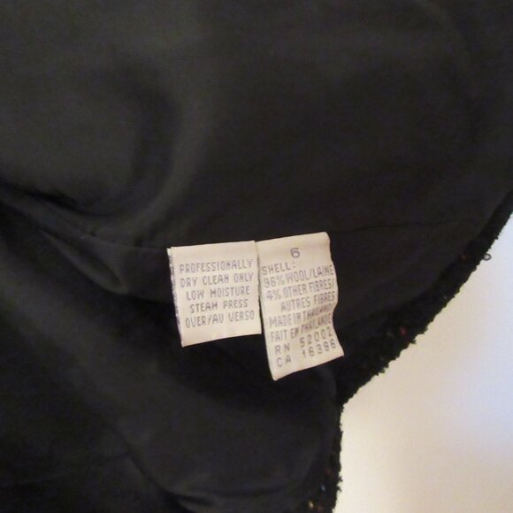 Classy Vintage Liz Claiborne Blazer Jacket 96% Wool Blend - Picture 8 of 9